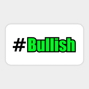 Hashtag Bullish Sticker